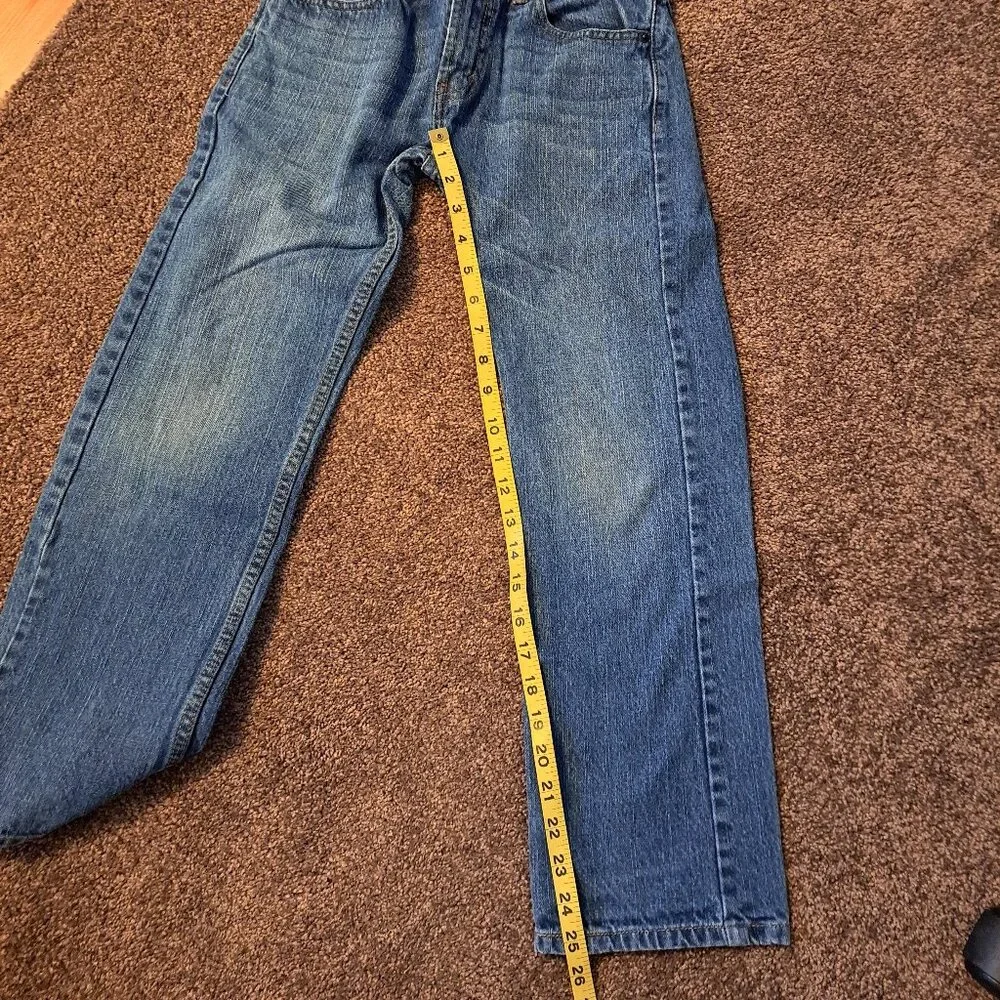 Levi's Youth 505 Regular fit Denim Blue Jeans - Picture 5 of 7